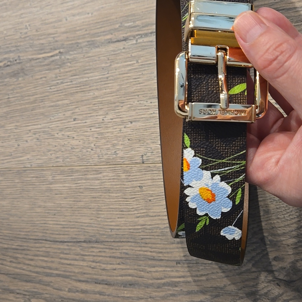 Michael Kors Floral Belt sz Large F - Picture 3 of 3